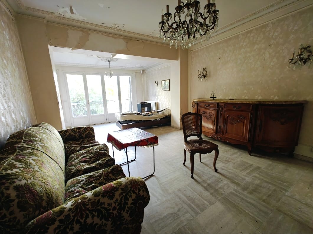 Séjour du duplex avant travaux