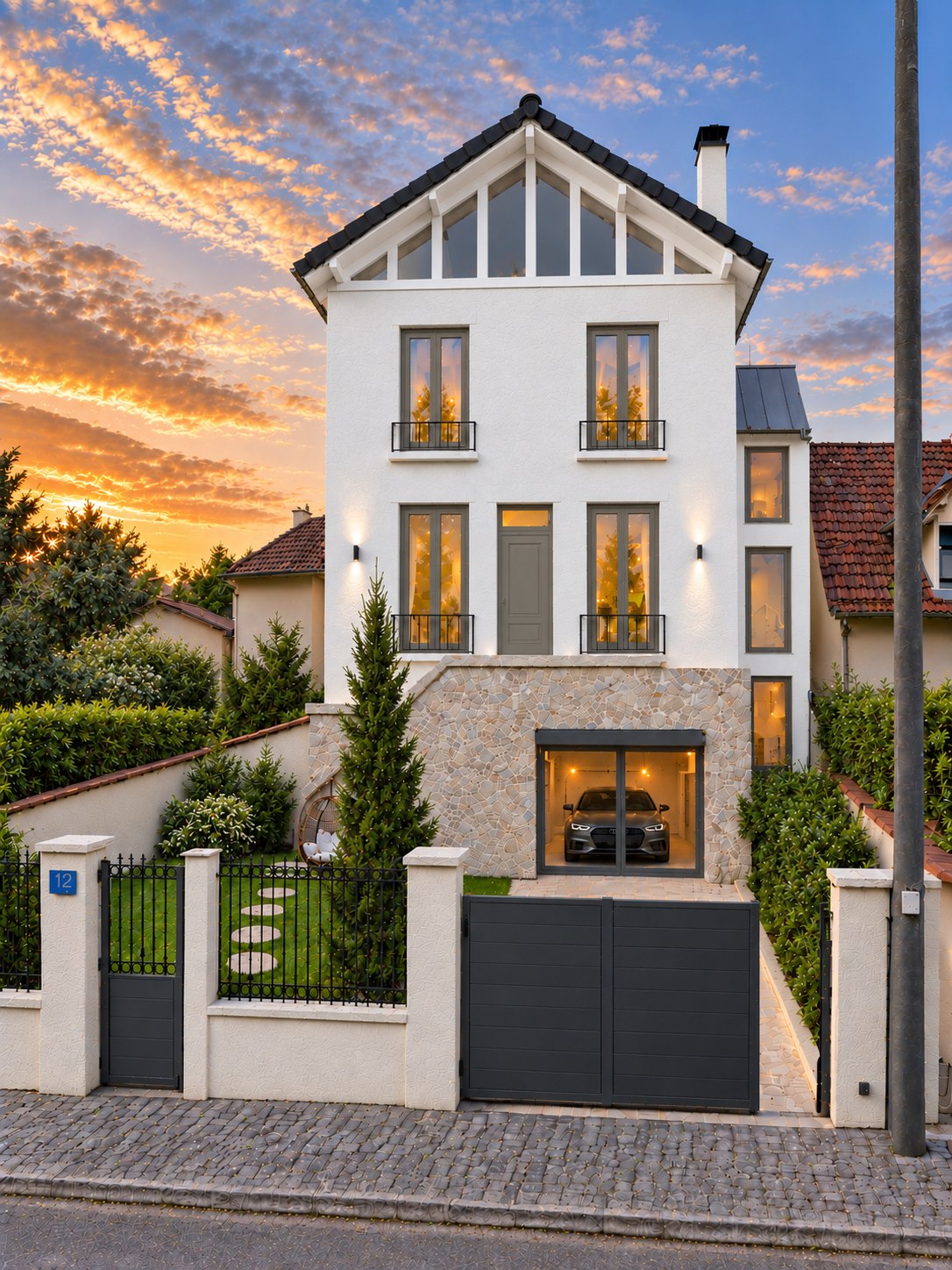 Vue projetée de la maison Jaurès, à Sèvres