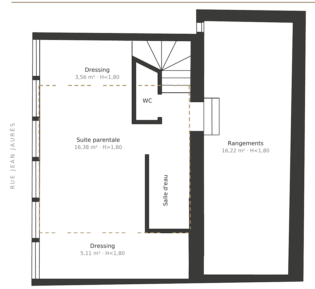 Plan projeté — Combles