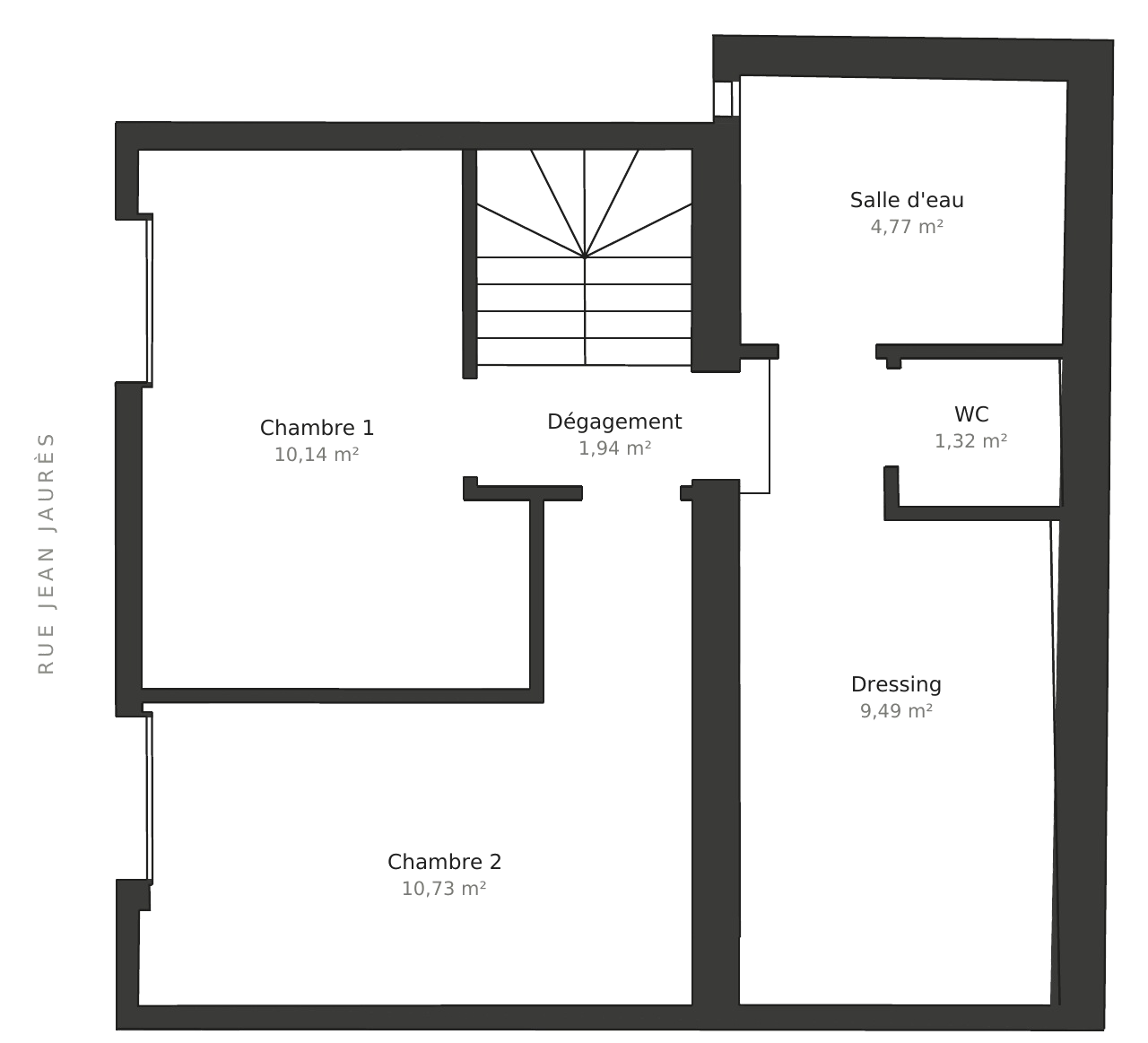Plan projeté — 1ᵉʳ étage